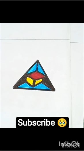 Easy and unique 3D illusion drawing part-115 || #shorts #trending