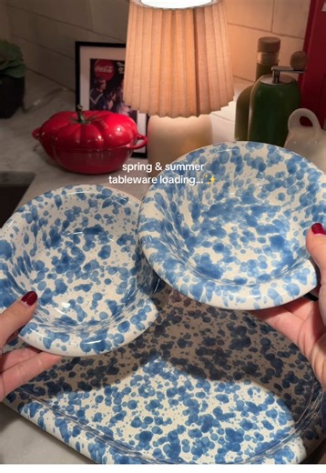 The cutest splatter tableware… I’m so excited to use these!! Linked on my ShopMy ✨