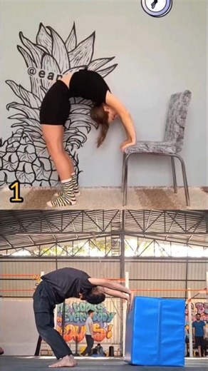 How to Fall Into a Backbend Safely Beginner Tutorial #shorts