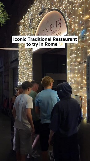 ⚜️ Iconic traditional Roman Restaurant you must try in Rome ✨⬇️: Rione 13 is a trendy spot in the heart of Trastevere, blending Roman tradition with a modern twist. From handmade pasta to gourmet pizzas and creative cocktails, it’s perfect for a lively dinner with friends or a stylish night out. — MORE INFO: ➡️ @rione13ristorante 📍 Via Roma Libera, 19, 00153 Roma Opening Hours: Daily: 9:00 AM – 11:30 PM Type: Restaurant / Cocktail Bar | €€ #roma #ig_rome #igersrome #instarome #vscorome #romeist