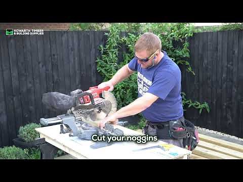 How to lay a timber deck