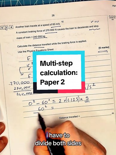 Mastering Multi-Step Calculations in GCSE Physics