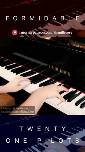 you are formidable to me 🎹 (twenty one pilots piano)