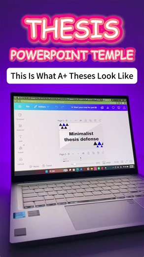 New thesis defense template .DMme or comment “thesis”#studytok #phdstudent #gradschool #thesisdefense #researchpresentation