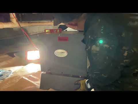 Sani-Dry Dehumidifier Install