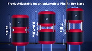 Cafatop Male Masturbator Sex Toys for Men - Male Sex Toy with 10 Vibrating Modes Sex Machine Stroker for Penis Training Stimulation, Double Side Adult Toy for Men