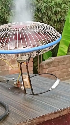 12v Dc fan at high ampere extreme test
