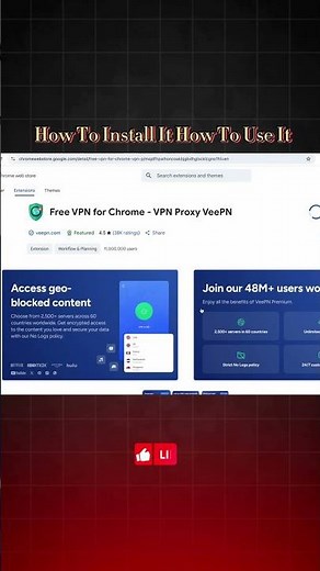 what is VPN how to install it how to use it #shorts #vpn