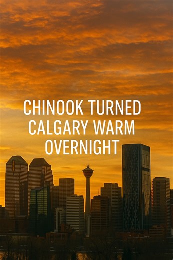 🌬️ Chinook Winds: Calgary’s Natural Mood Booster While Toronto stays wrapped in long, gloomy winters, Calgary gets a gift from nature — Chinook winds. These warm winds roll in from the Rockies and can raise temperatures by 10–20°C in just a few hours. ❄️➡️☀️ One day it’s snowing, the next day you’re walking under blue skies. Chinooks melt snow, lift moods, and remind you that winter doesn’t have to feel endless. Toronto winters are cold, grey, and heavy. Calgary winters? Cold — but with sun, br