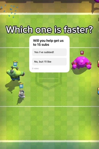 Which card is faster? #clashroyale #faster