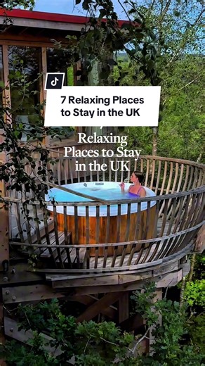 7 relaxing places to stay in the UK 🌿✨ Save this for when you need a proper reset. I made this list because sometimes I don’t want a busy itinerary, I just want fresh air, a view that makes me pause and somewhere that helps me properly switch off. In this reel you’ll see the exact stays I’ve personally done, including spa hotels with dreamy views, a couple of treehouse escapes and a riverside hot tub moment that I still think about. Want the full list with more info and logistics? See my bio or