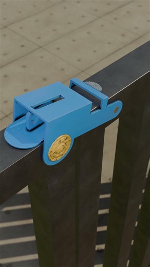 Automatic Locking system of main gate new Designs #3danimation