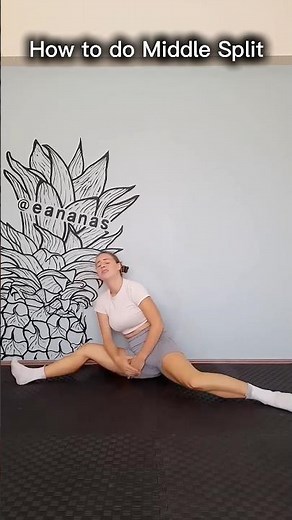 How to do Middle split #shorts #tutorial #yoga
