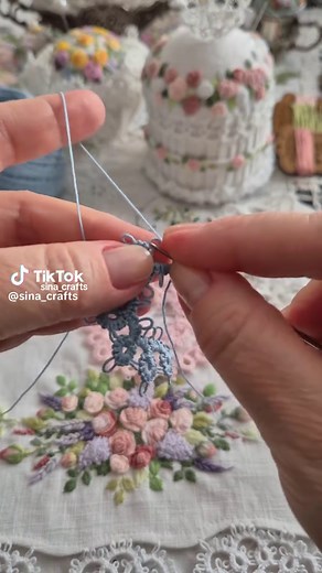 Blue Lace Tatting Tutorial - Learn Frivolite Lace Techniques