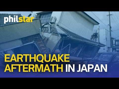 Extensive damage after deadly earthquake in Japan's southwest
