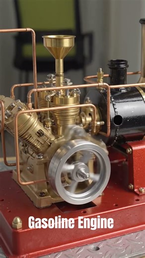 😱Gasoline Engine #automobile #project #engine #ideas #diycrafts #diy