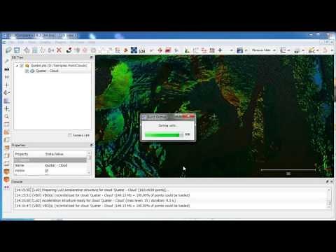 CloudCompare 曲率間引き（特徴点を残した間引き）