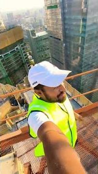 tower crane operator blogging #vlog #shots #crane #funny #construction #trending