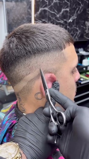 Fade solo a tijera💈💯#barber #prestigio #viral #fade #lifestyle