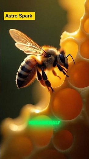 Why Honeycomb Cells Are Always Hexagonal #science #astrospark