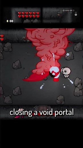 Closing a Void Portal #tboi #thebindingofisaac #bindingofisaac #repentance