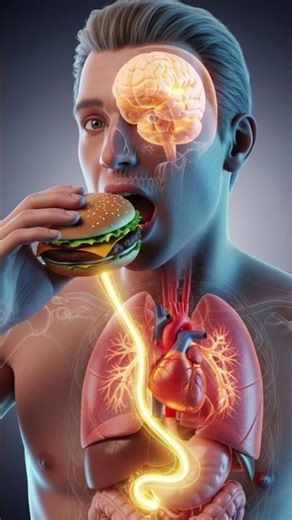What Happens Inside Your Body After Eating a Burger? | 3D Medical Animation