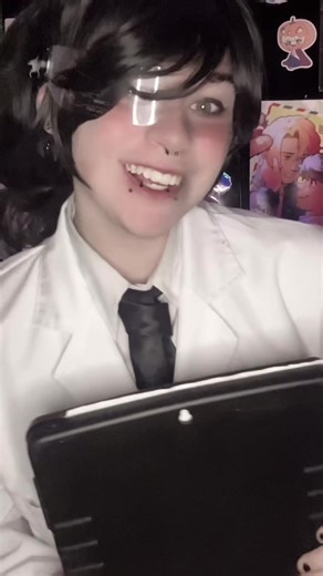 Iida and Momo are my absolute fav duo so I had to give them somewhat matching costumes Iida: Frankenstein’s Monster Momo: Scientist #bnha #cosplay #halloweenau #tenyaiida #momoyaoyorozu