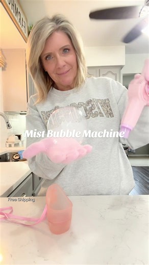 Mist Bubble Machine for Kids – the cutest Easter basket filler 🫧#bubbles #easterbasketideas #outdoorfun #kidsgifts