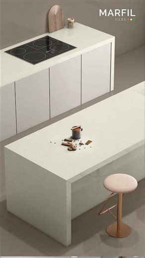 How to Get a Seamless Countertop & Wall Design | Large-Format Tile Introduction.