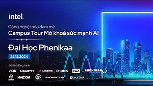 🔵 INTEL CAMPUS TOUR 2024 - MỞ KHOÁ SỨC MẠNH AI 💻 CÔNG NGHỆ THOẢ ĐAM MÊ 🌟 Video Recap - Đại Học Phenikaa, 26.12.2024, Đến hẹn lại lên, năm 2024 - sự kiện công nghệ hàng đầu dành cho sinh viên trên toàn quốc do Intel tổ chức đã cập bến đại học Phenikaa. Với sự trẻ trung, năng động vốn có, các bạn sinh viên tại đây đã cùng BTC tạo nên 1 kì Campus Tour thành công rực rỡ ở tất cả phương diện. Số lượng sinh viên tham dự chật kín khu vực trải nghiệm và hội trường workshop đã tạo nên 1 bầu không khí 
