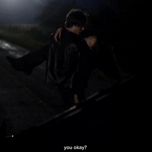 damon saves elena from the crash #delena #edit #thevampirediaries #tvd