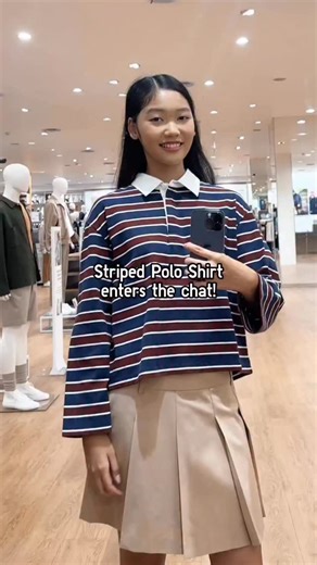 Meet your new favorite striped polo shirts!🤩 Inspired by the sporty rugger polo design, available in stripes and solid colors. Get Washed Cotton Polo Shirt at all UNIQLO Stores and UNIQLO APP #UniqloIndonesia #UniqloLifewear | Uniqlo Indonesia