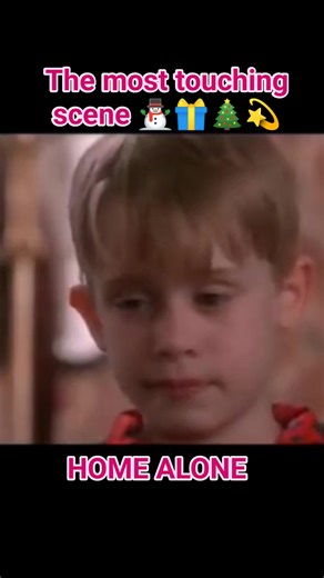 HOMEALONE - The Most Touching scene ⛄🎁🎄💫 Christmas season is almost here so let's celebrate the old classic christmas scene to remember our nostalgic memories 💔🎄 #homealonemovie #classic #sadscenes #flashback🎁🎄 | Kuks yeps
