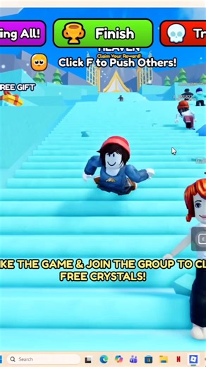 Roblox Slippy stairs game🫠..#roblox #shorts #trend