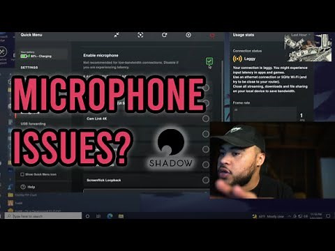 Fixing Microphone Issues Windows Shadow PC 2022
