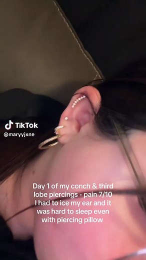 Healing Journey of My Conch and Third Lobe Piercings