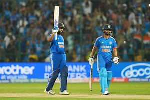 Magnificent Rohit goes berserk in Bengaluru to record 5th T20I ton