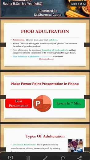Make Power Point PPT In mobile|How to sign in ?#Shorts​ #presentation​