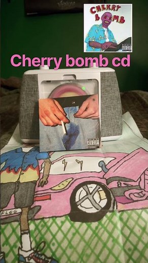 Cherry bomb cd by Tyler the creator #cherrybomb #cd #tylerthecreator