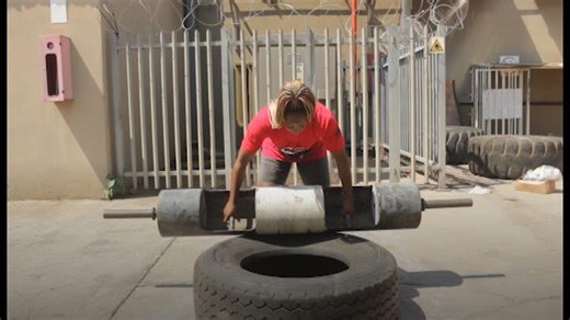 'Strongman' Nicole Moyo: Zambian female weightlifter