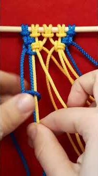 CREATE This Stunning Two Colored Macrame Pattern!
