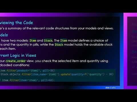 Solving the Django Issue: Subtracting the Correct Quantity from Stock