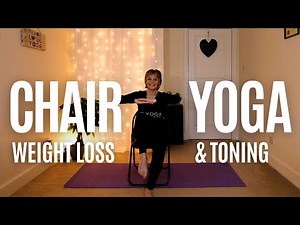 Full Body Chair Yoga for Weight Loss & Core Strength (15 Minute Routine)