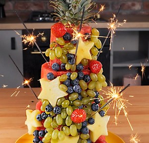 Tropical wedding cake in 5 minutes