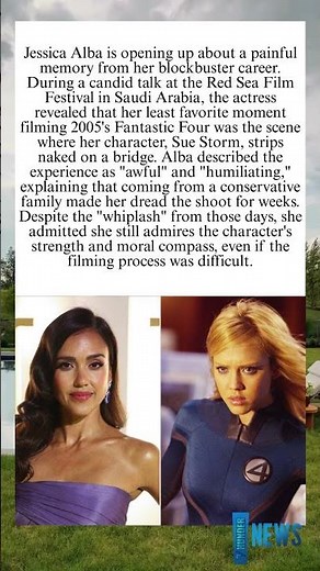 Jessica Alba Recalls Humiliating Naked Scene in Fantastic Four | Thu News⚡