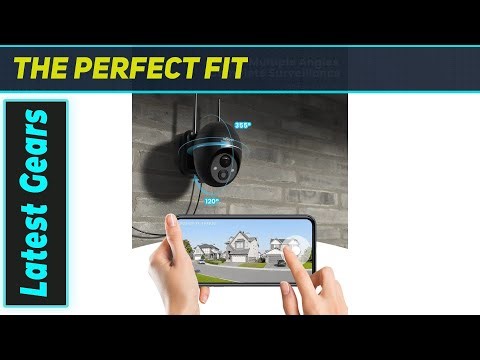 ieGeek Solar Security Camera: Never Charge Again! Amazing 2K Protection