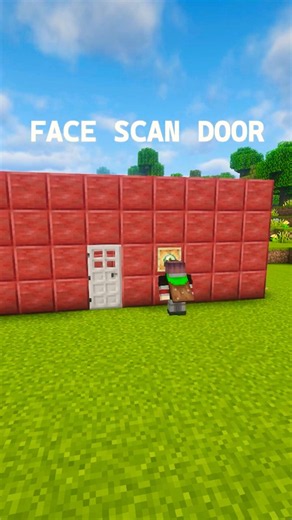 How to Build a FACE SCAN Door in Minecraft! 👁️🔐
