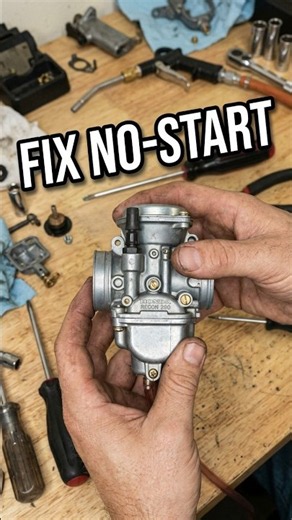 Why Your Honda ATV Won’t Idle (Easy Carb Fix!) 🛑 #diy