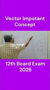 🔥Projection of a Vector | Class 12 Maths | Board Exam 2026 Preparation🔥 | Sushil Sir