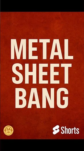 🔊 Loud Metal Sheet Bang Sound Effect